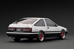 Ön Sipariş - 1/18 Ignition Toyota Sprinter Trueno 3Dr GT Apex (AE86) White/Black *ADVAN A3A wheels - IG3283