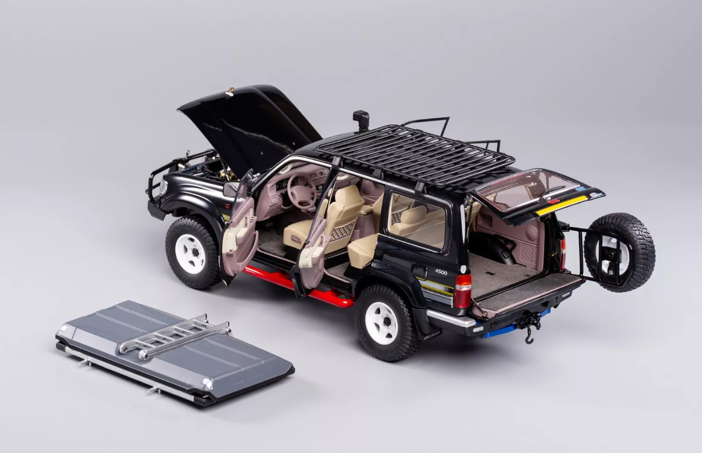 NZG - TOYOTA - LAND CRUISER J8 WITH ROOF PACK 1990