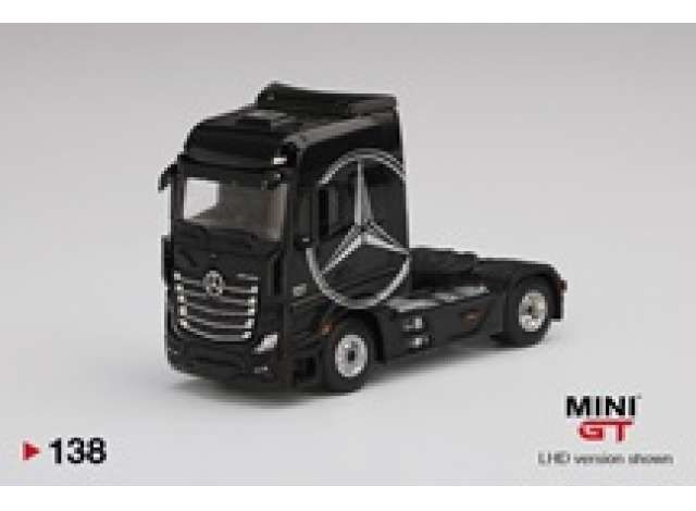 1/64 Mercedes-Benz Actros, black with silver Mercedes Benz Logo
