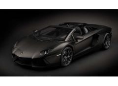 1/8 Lamborghini Aventador LP700-4 Roadster Nero Nemesis, matt black Metal Kit