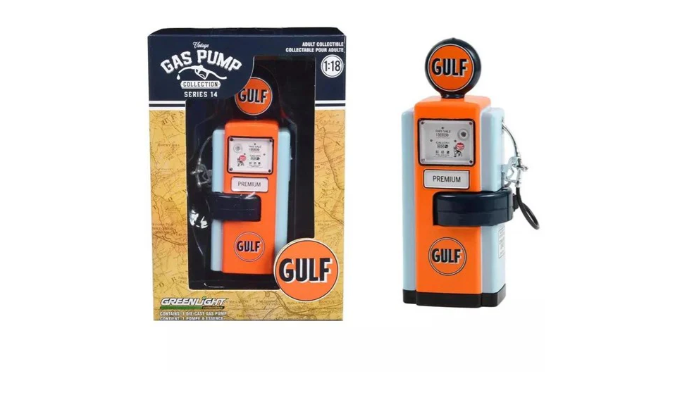 GREENLIGHT - ACCESSORIES - Gulf Oil Premium - 1948 Wayne 100-A Gas Pump