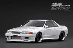 Ön Sipariş - 1/18 Ignition NISSAN SKYLINE GT-R (R32) White 湾岸MIDNIGHT Reina's R - IG3596
