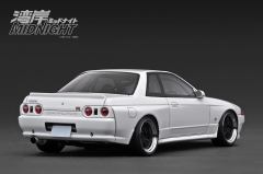 Ön Sipariş - 1/18 Ignition NISSAN SKYLINE GT-R (R32) White 湾岸MIDNIGHT Reina's R - IG3596