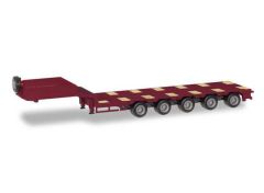 1/87 Goldhofer Semitieflader 5a, red