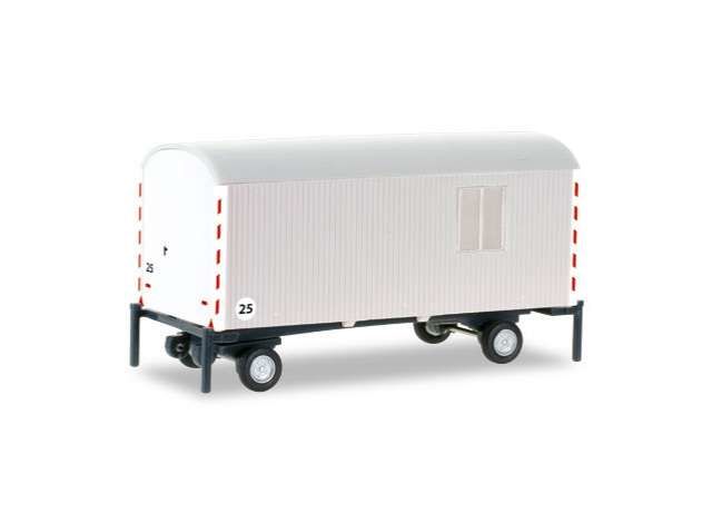 1/87 Construction Trailer, white