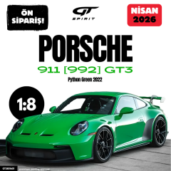Ön Sipariş - 1/8 GT Spirit PORSCHE 911 [992] GT3, GREEN - GTS801601