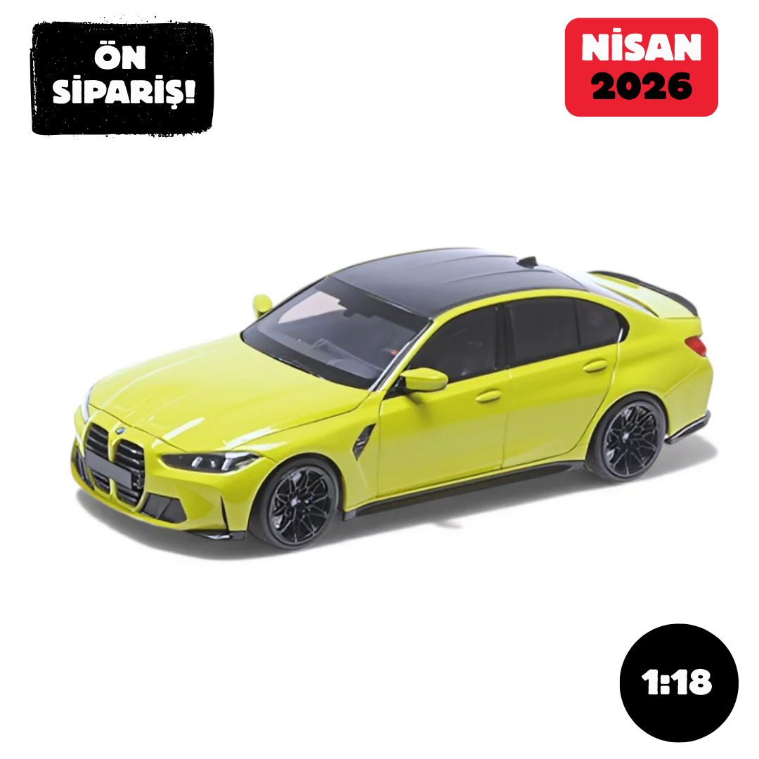 Ön Sipariş - 1/18 MINICHAMPS BMW M3 2024 Yellow Metallic - 110020222