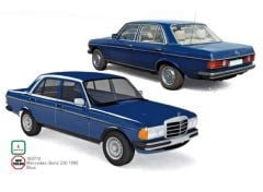 1980 Mercedes Benz 230, blue