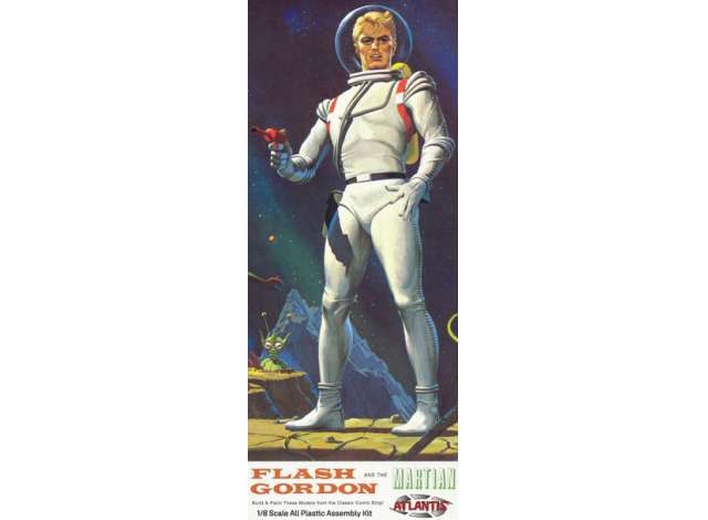 1/8 Flash Gordon and the Martian, plastic modelkit