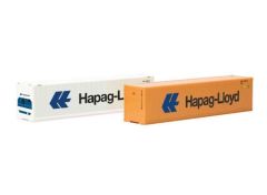 1/87 Container set 2x 40 ft. *Hapag Lloyd*, white/orange