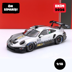 Ön Sipariş - 1/18 IXO Porsche 911 (992) GT3 Cup #911 Porsche Supercup Imola 2022 Jorge Lorenzo - LEGT18-22CUP007