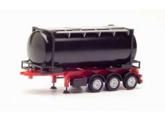 1/87 Container Chassis + SWAP-container, black/red