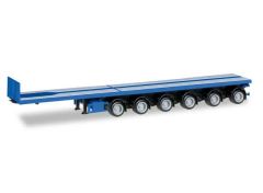 1/87 Nooteboom Ballast Trailer with 6 Axle, blue
