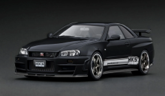 IGNITION-MODEL - NISSAN HKS R34 BLACK