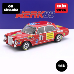 Ön Sipariş - 1/18 WERK83 Mercedes-Benz AMG 300 SEL #11 24h Paul Ricard 1971 Heyer, Schickentanz - W18030009