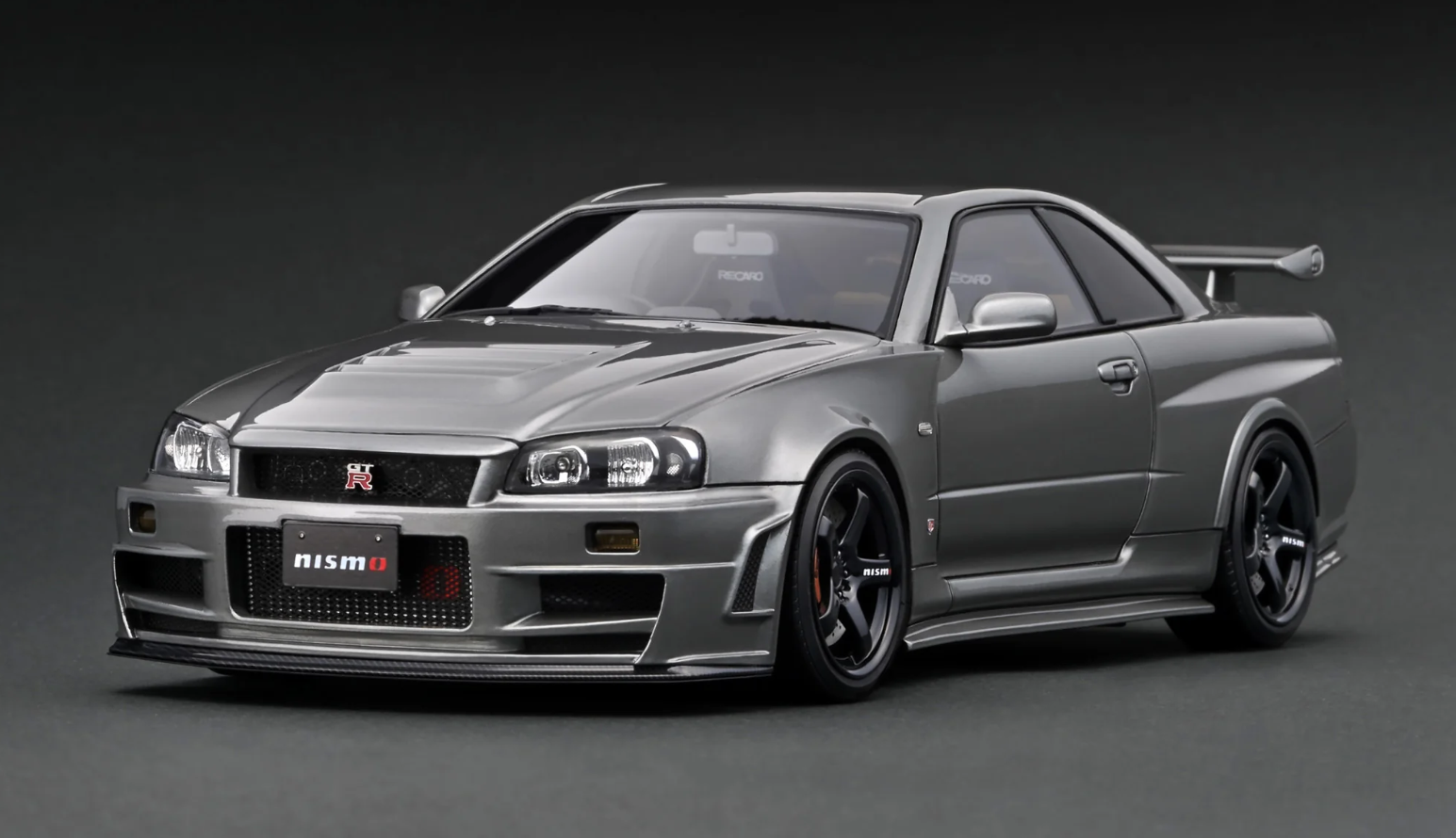 IGNITION-MODEL - NISSAN NISMO CRS VERSION R34 GUN METALLIC