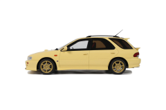 Ön Sipariş - 1/18 OTTO Subaru Impreza WRX STI Version VI Sport Wagon Cashmere Yellow 1999 - OT1198