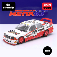 Ön Sipariş - 1/18 WERK83 Mercedes-Benz 190E 2.5-16 Evo II #7 DTM 1991 Kurt Thiim - W18041005