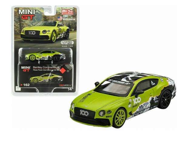 1/64 Bentley Continental GT 2019 Pikes Peak Hill Climb, green/black