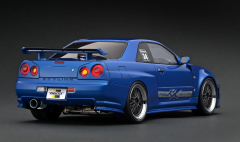 IGNITION-MODEL - NISSAN TRUST GReddy 34RX BLUE METALLIC