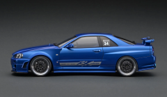 IGNITION-MODEL - NISSAN TRUST GReddy 34RX BLUE METALLIC