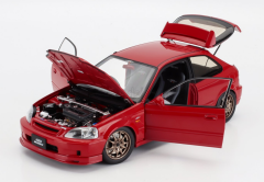 1/18 MOTORHELIX - HONDA - CIVIC EK9 TYPE R MUGEN WITH ENGINE AND ACCESSORIES 1999