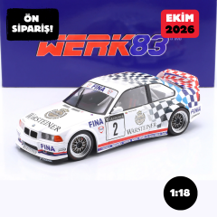 Ön Sipariş - 1/18 WERK83 BMW M3 E36 GTR #2 ADAC GT-Cup Champion 1993 Johnny Cecotto - W18051004