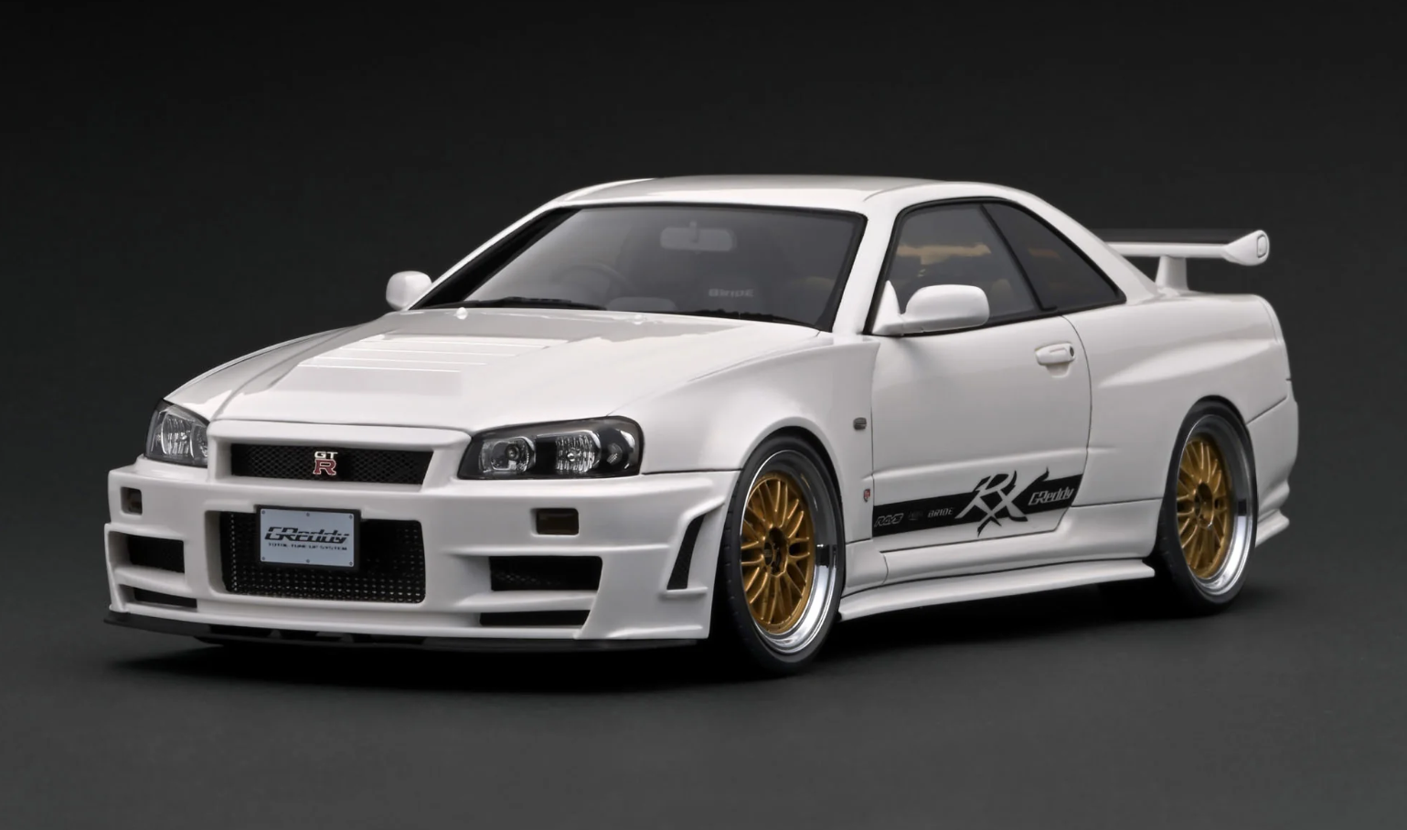 IGNITION-MODEL - NISSAN R34 GReddy 34RX WHITE