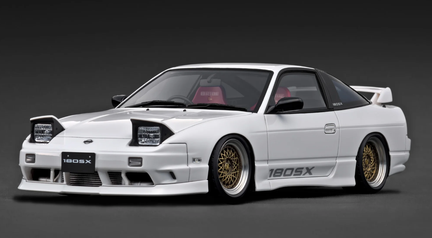 1/18 IGNITION IG3763 Nissan 180SX TYPE X (RPS13) White