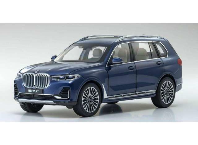 2019 BMW X7, blue metallic