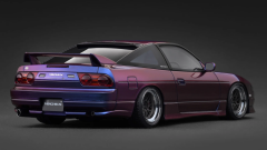 1/18 IGNITION IG3762 Nissan 180SX TYPE X (RPS13) Purple Metallic