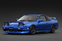 1/18 IGNITION IG3766 Nissan 180SX TYPE X (RPS13) Blue Metallic