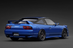 1/18 IGNITION IG3766 Nissan 180SX TYPE X (RPS13) Blue Metallic