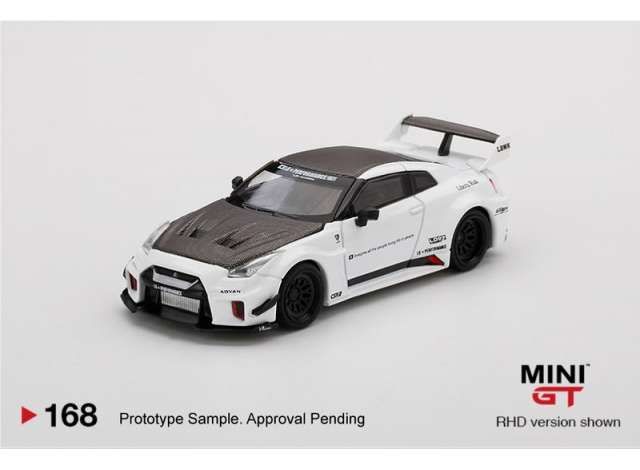 LB Silhouette Works GT Nissan 35GT-RR version 1, white/black