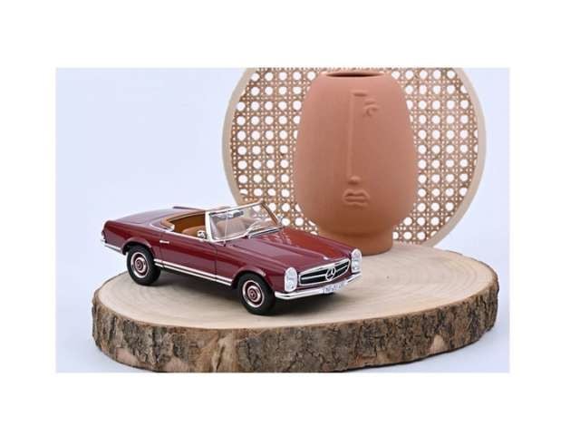 1963 Mercedes Benz 230 SL, dark red