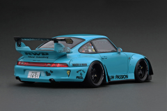 1/18 Ignition Model PORSCHE RWB 993 Light Blue China Special Edition