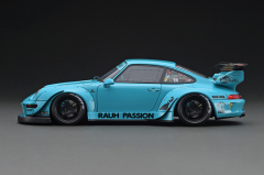 1/18 Ignition Model PORSCHE RWB 993 Light Blue China Special Edition