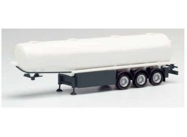 1/87 Petrol Tank Semi-Trailer 3a. unprinted, white