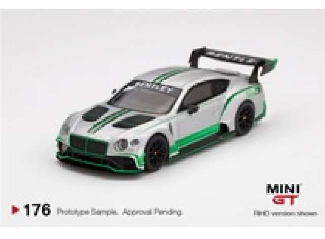 Bentley Continental GT3 *Presentation*, silver/green