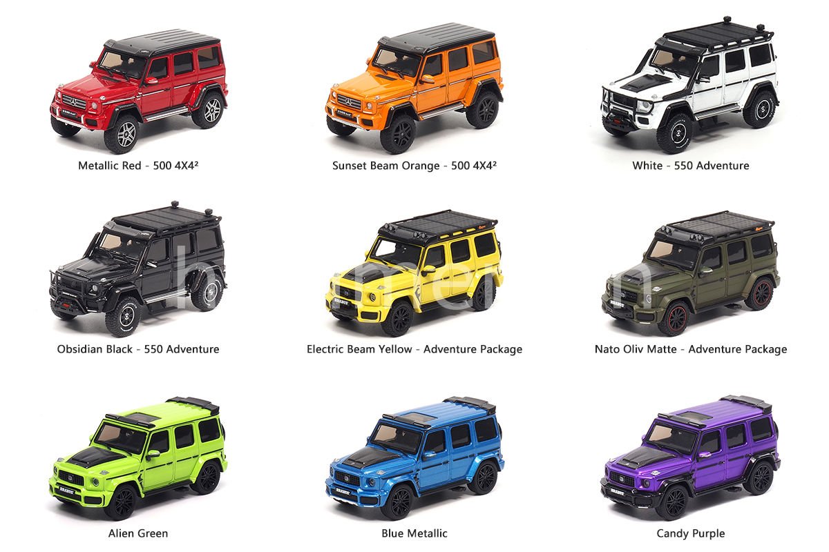 AR-BOX MERCEDES BRABUS G (9 ADET) *HOBİMERCAN