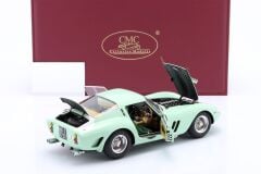 CMC - FERRARI 250 GTO ch.3505 RHD N 15 COUPE STIRLING MOSS 1962 LIGHT GREEN