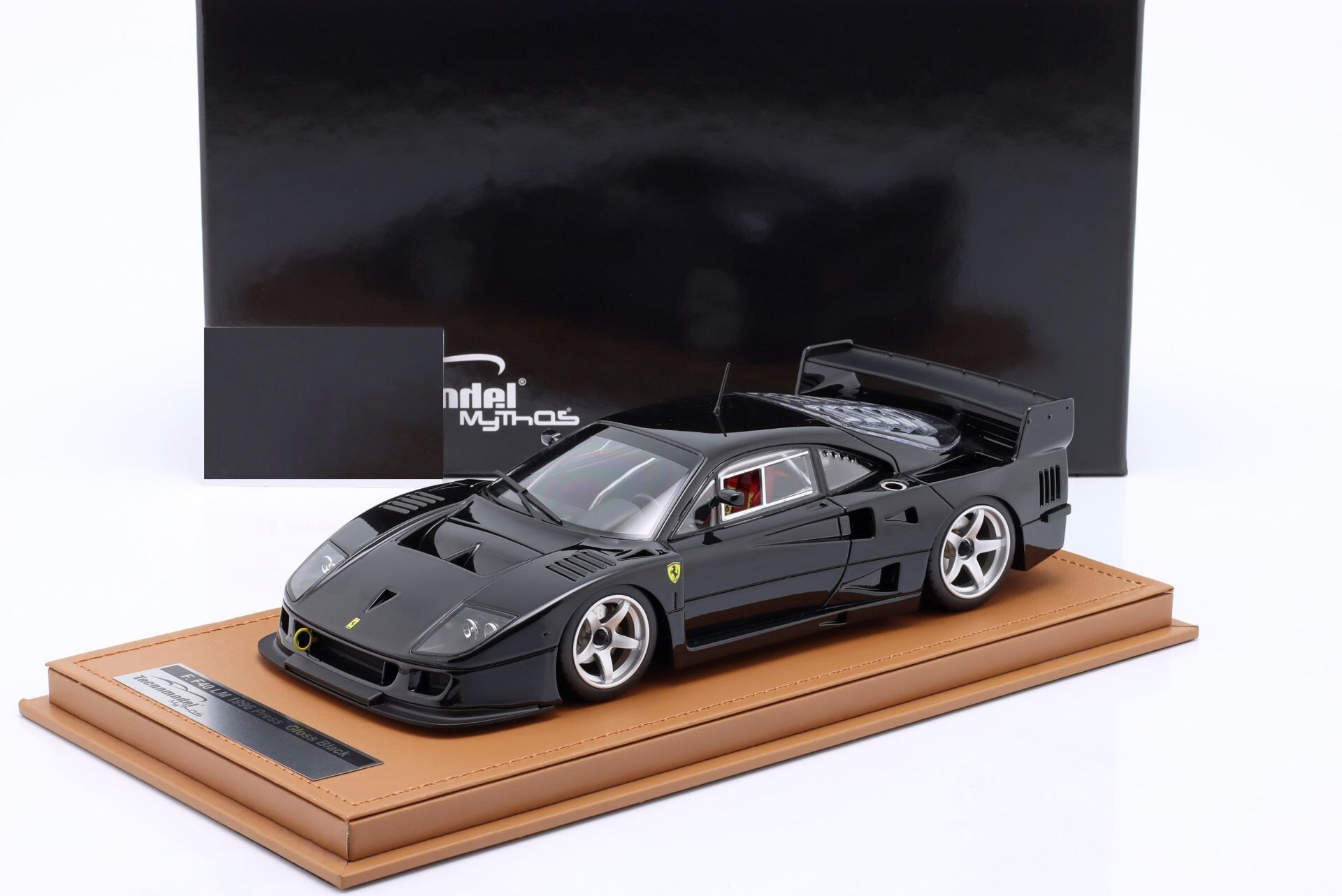 TECNOMODEL - FERRARI - F40 LM PRESS VERSION 1996 - WITH 5 SPOKE SILVER RIMS