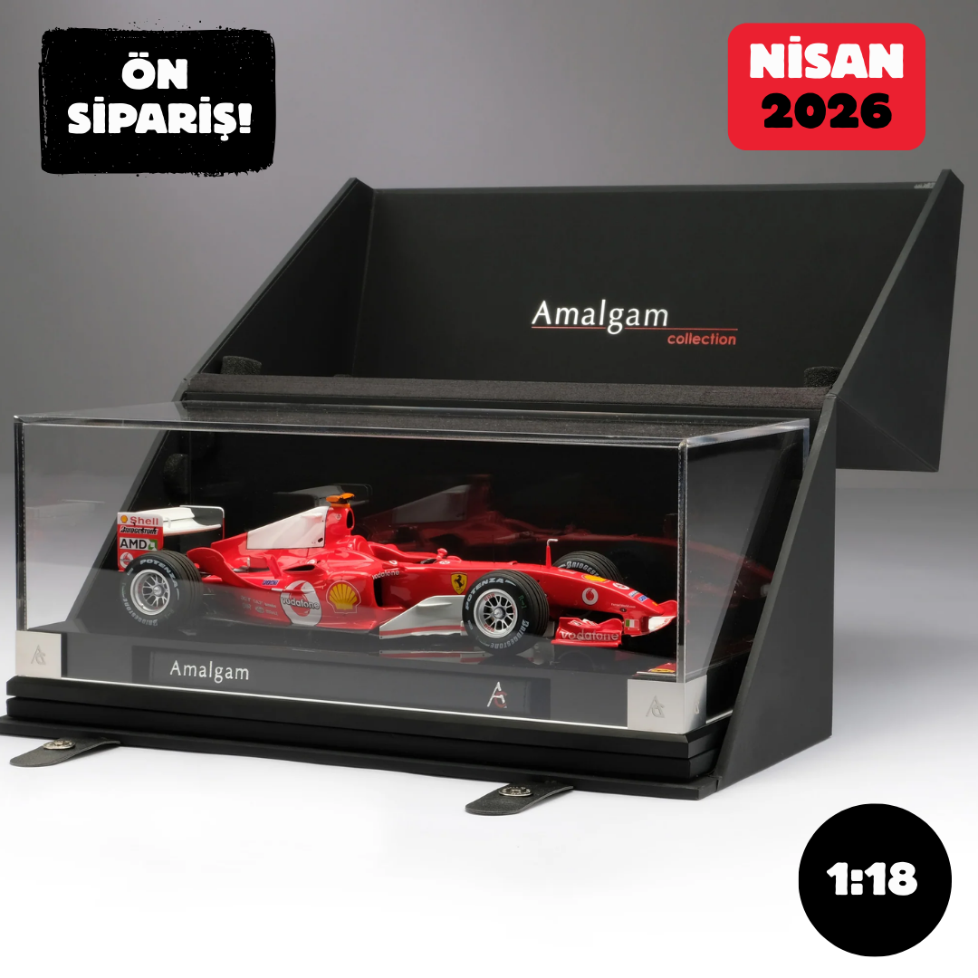 Ön Sipariş - 1/18 AMALGAM Ferrari F2004 - 2004 Canadian Grand Prix - Schumacher