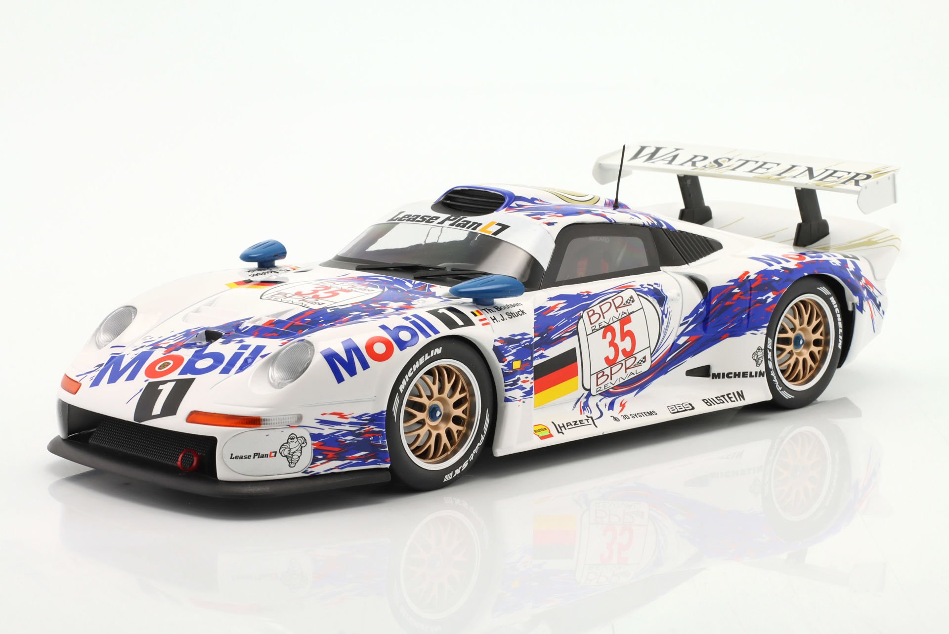 WERK83 - PORSCHE - 911 GT1 3.2L TURBO TEAM PORSCHE AG MOBIL1 N 35 4h SPA 1996 T.BOUTSEN - H.J.STUCK