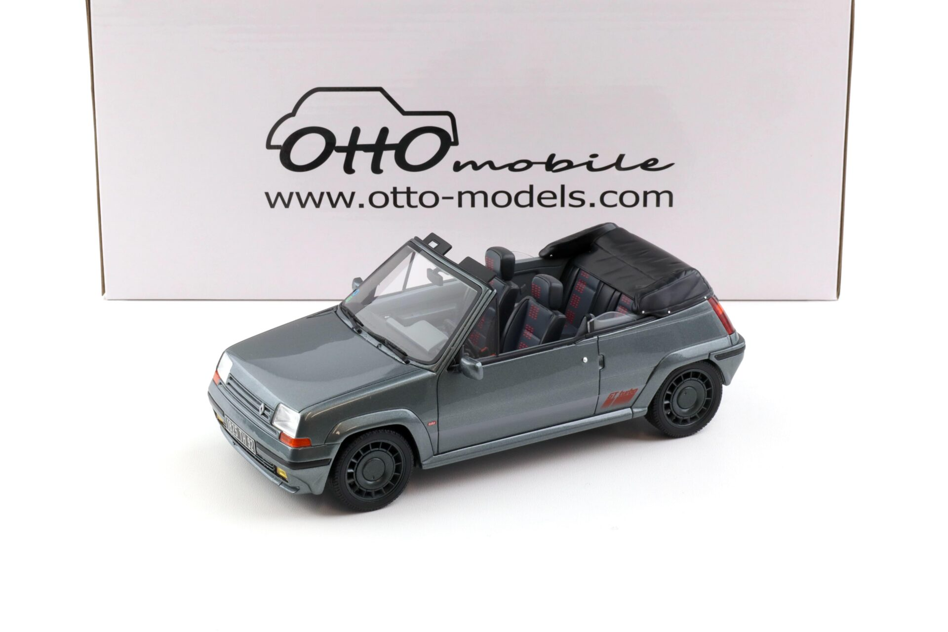 1/18 OTTO Renault 5 GT Turbo Cabriolet Tungstene grey 1995 - OT1196