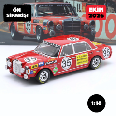 Ön Sipariş - 1/18 WERK83 Mercedes-Benz AMG 300 SEL 6.8 #35 2nd 24h Spa 1971 Heyer, Schickentanz - W18030001