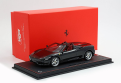 Ön Sipariş - 1/18 BBR Ferrari 360 Modena Spider manual gear Gloss Black - Bordeaux