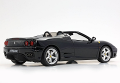 Ön Sipariş - 1/18 BBR Ferrari 360 Modena Spider manual gear Gloss Black - Bordeaux