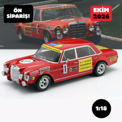 Ön Sipariş - 1/18 WERK83 Mercedes-Benz 300 SEL 6.8 #1 24h Nürburgring 1972 Heyer, Betzler - W18030002
