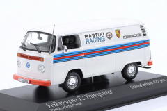 1/43 MINICHAMPS - VOLKSWAGEN - T2 DELIVERY VAN PORSCHE RENNDIENST MARTINI RACING DESIGN 1972